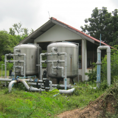 Purifying system for groundwater Purifying system for groundwater