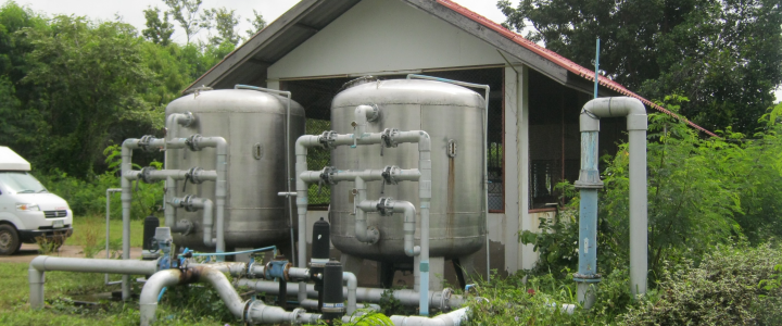 Purifying system for groundwater Purifying system for groundwater
